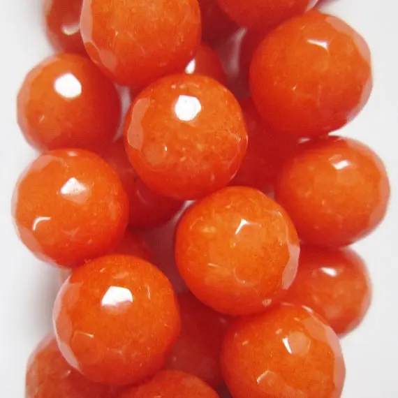 10 мм граненые манго Танго кварца-круглые цветные кварцевые бусины полу