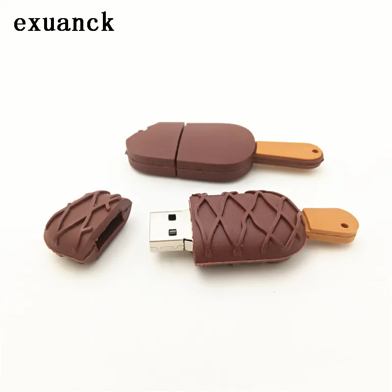 Силиконовый флэш накопитель в виде мороженого exuanck 10 шт. usb 2 0 4 ГБ 8 16 32 ГБ|32gb