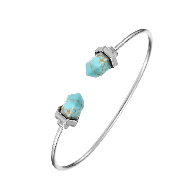 Тигр Тотем 2017 натуральный камень красочные золотой покрытием открытие браслеты