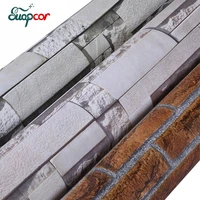 brick self adhesive wallpaper roll removable pvc stone wall art decoration living room bedroom dormitory waterproof stickers