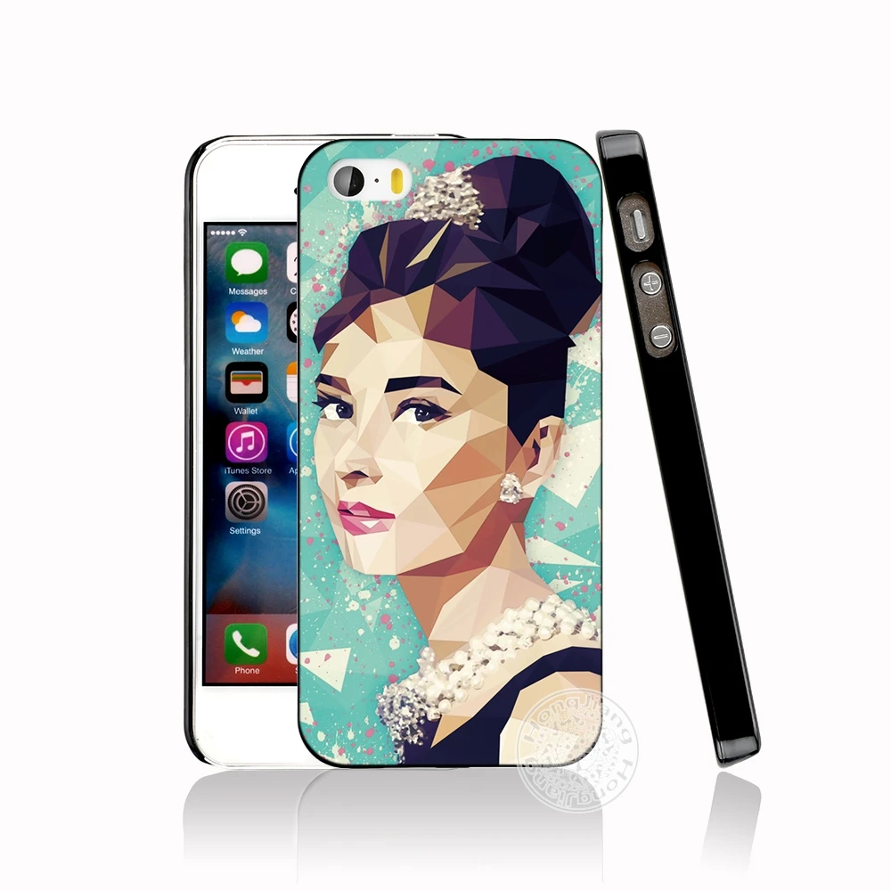 HAMEINUO Одри Хепберн модное леди Чехол для мобильного телефона iphone 6 4 4s 5 5s SE 5c 6s 7 8