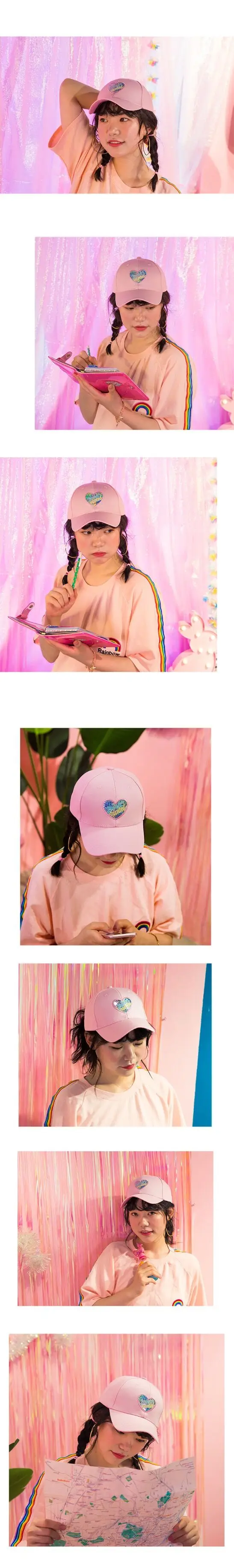 Bentoy бейсболка s Girl Milkjoy розовая бейсбольная Кепка с вышивкой Ins шляпы Харадзюку модная шляпа от солнца для путешествий женская летняя пляжная шляпа
