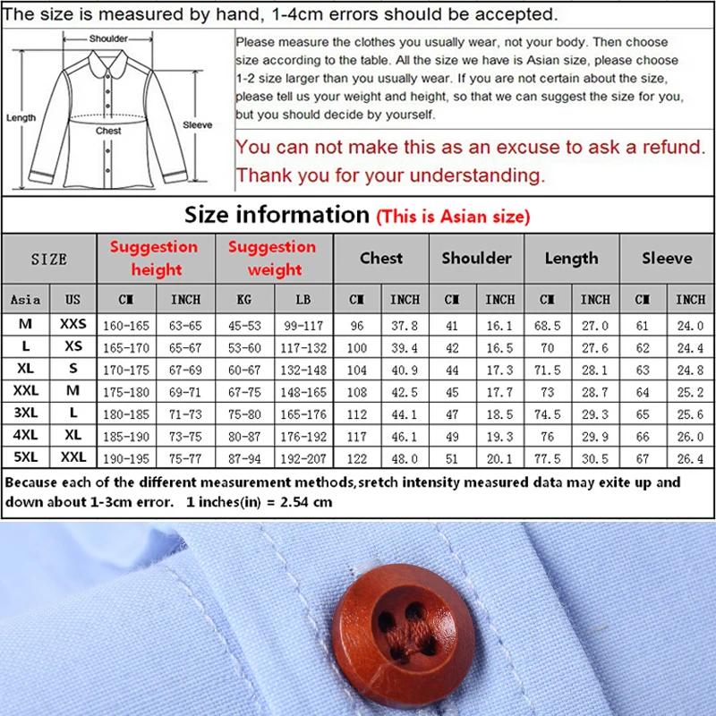 2018 летние мужские классические рубашки хлопковая однотонная Повседневная