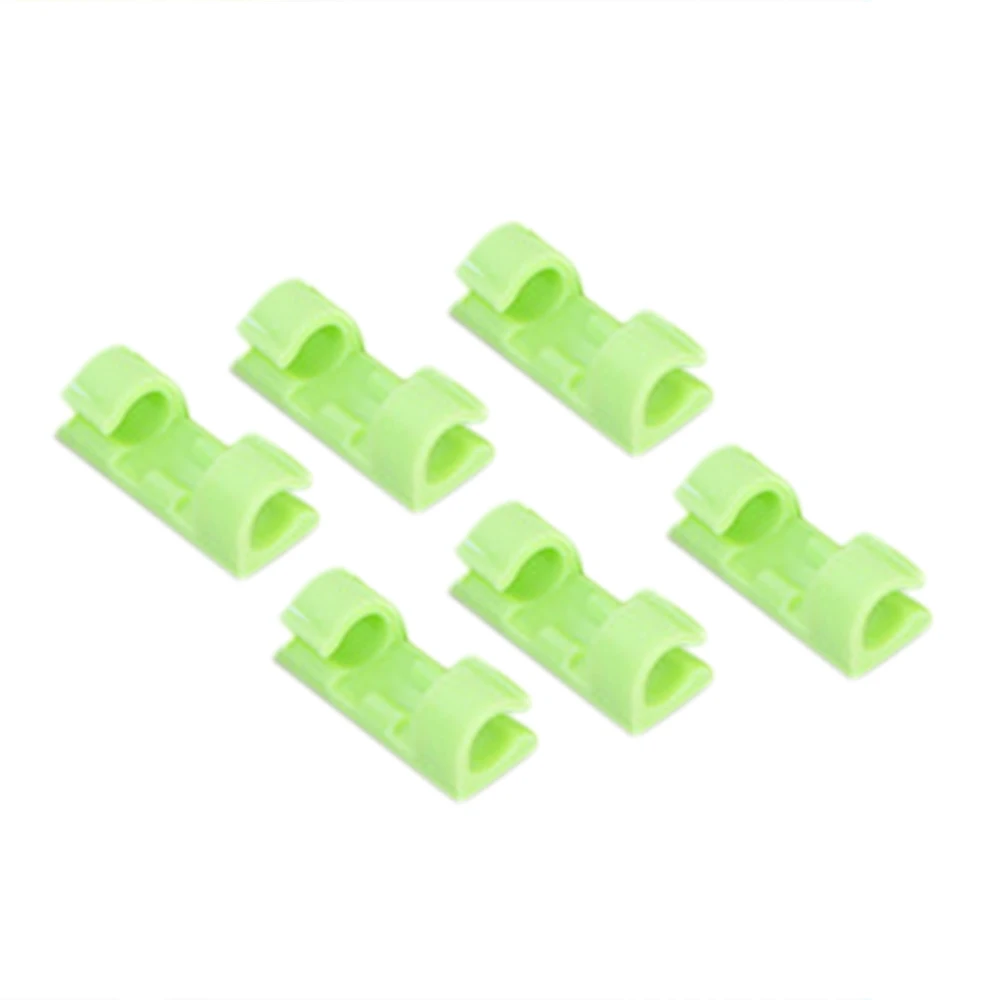 20pcs green Hoomall 20 шт. зажим для встраивания проводов сетевой Органайзер зажим для кабеля для передачи данных проводной Органайзер инструмент для отделки линии данных фиксированные подходящие кабели - Цвет: 20pcs green