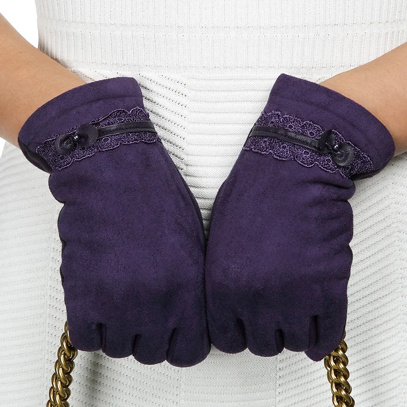 REALBYHand WarmerGloves & MittensWomen зимние перчатки аксессуары Перчатки OutdoorSweet Bow BeadDesign Iglove Gants