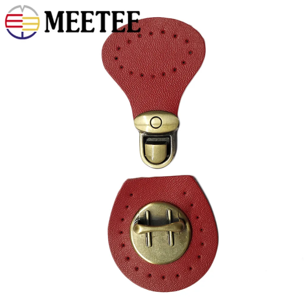 2Pcs PU Leather Bag Locks Fashion Handbag Hasp Buckles Women Shoulder bag Mortise Lock Clasps Closure DIY Hardware Accessories | Дом и сад