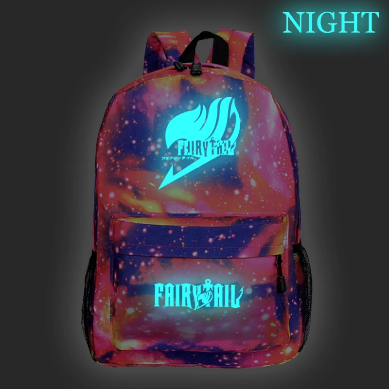 Светящийся рюкзак с красивым хвостом феи школьные ранцы для студентов модные