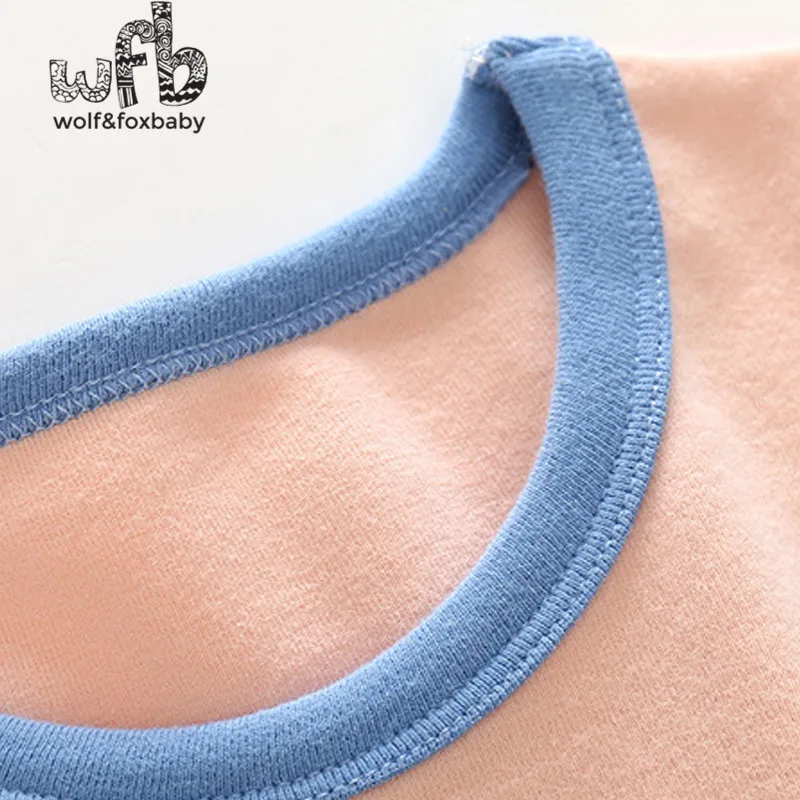 Розничная продажа От 1 до 10 лет комплект хлопковая футболка с длинными рукавами