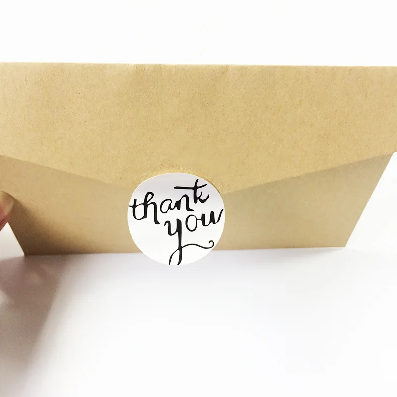 100 шт./лот спасибо сделай сам скрапбукинг уплотнительные наклейки белые бумажные