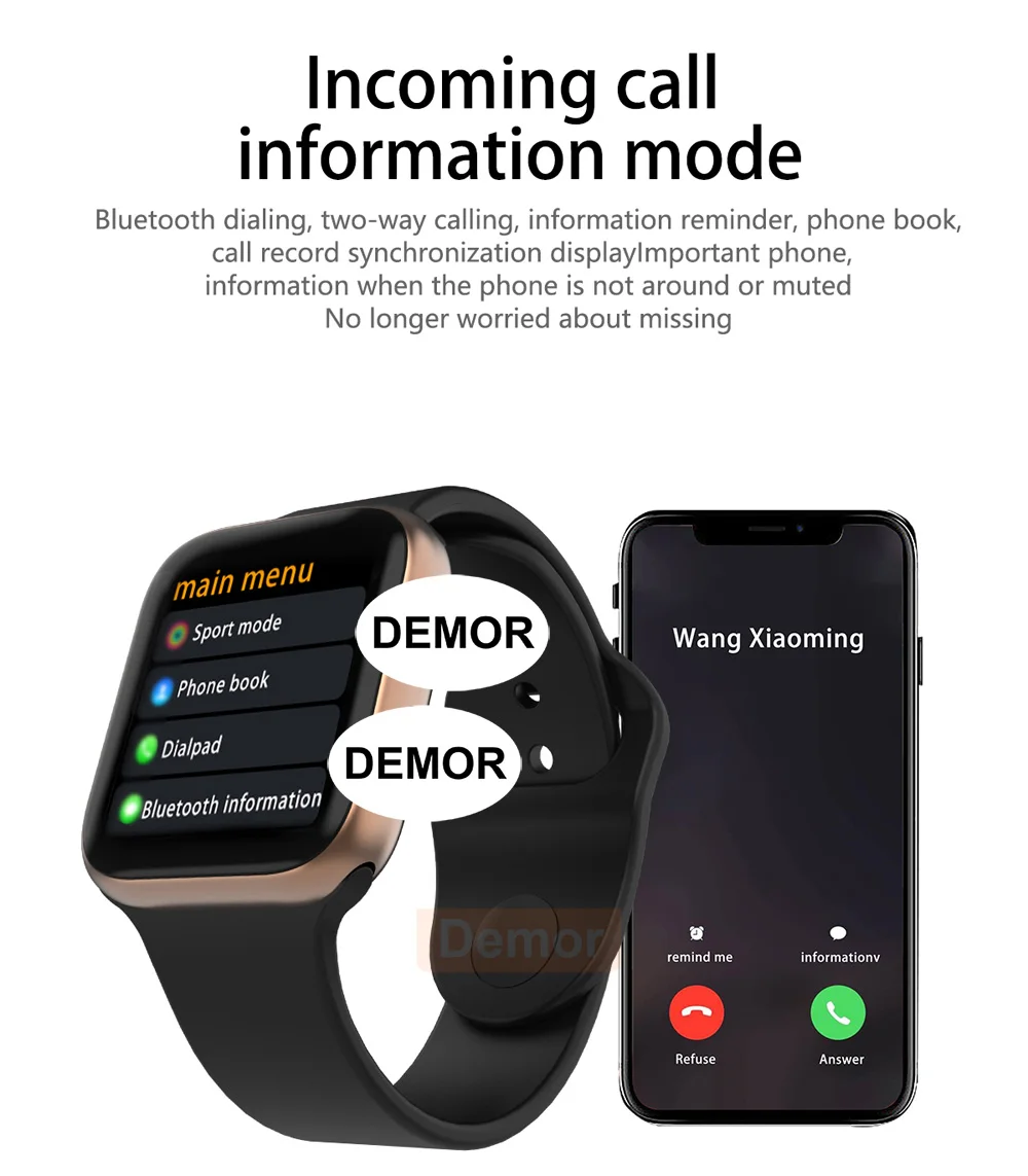 DEMOR Смарт Браслет для проверки сердечного ритма 9 gps для мужчин и женщин несколько видов спорта монитор сердечного ритма Smartwatch для iOS iPhone 8 X Android телефон Apple часы