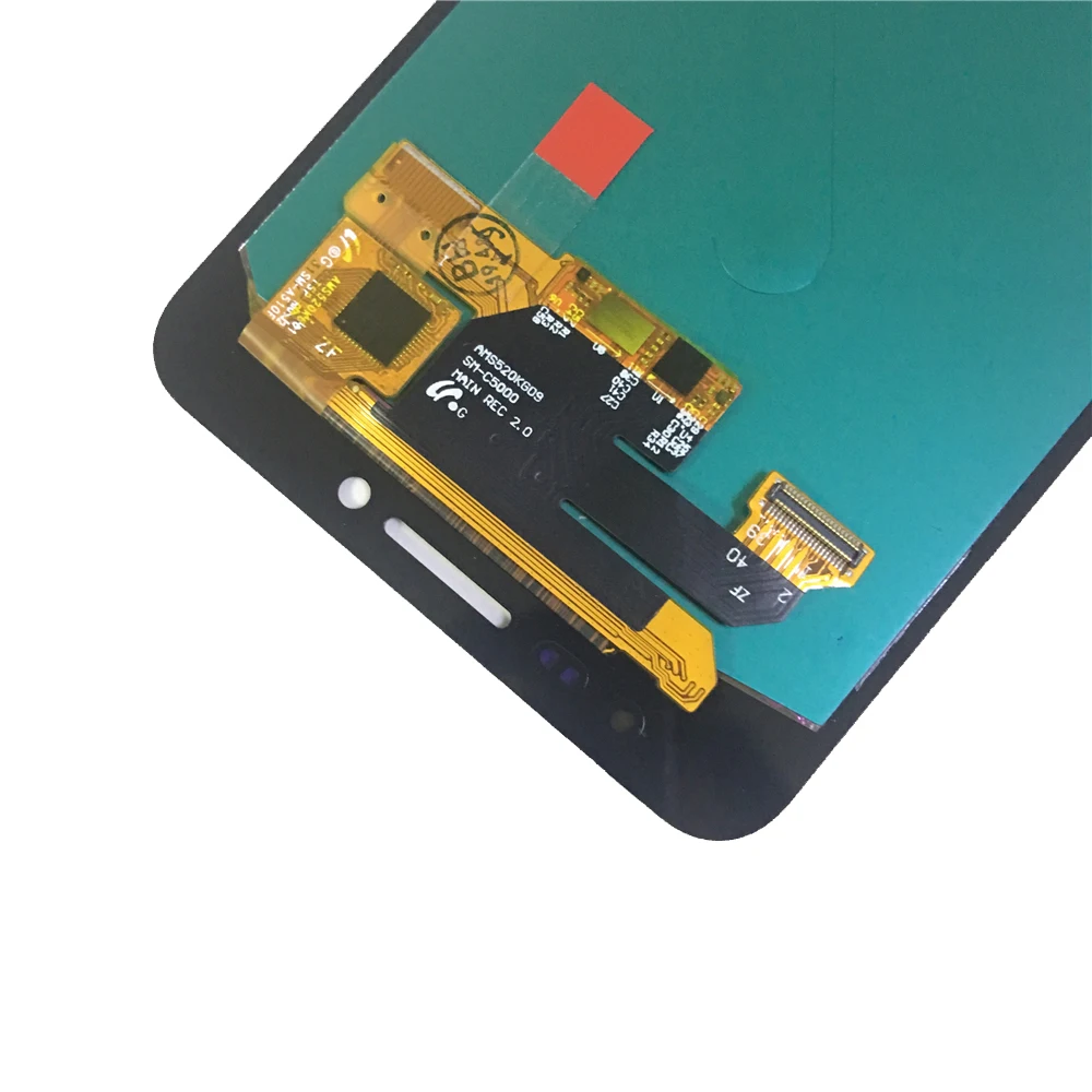 5," ЖК-дисплей для Samsung Galaxy c5 жк-дисплей C5000 супер AMOLED ЖК-сенсорный экран дигитайзер Запасные части