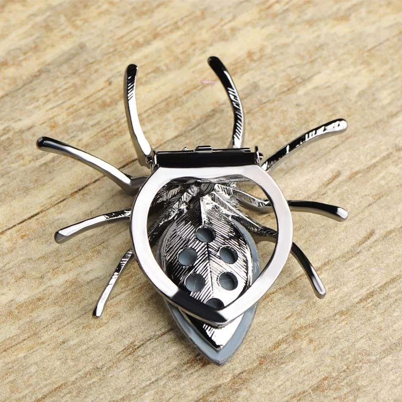 Madrry Black Spider Brooch For Personality Gothic Women Steampunk Broches Insects Broach Bouquet Collar Accessories Bijuterias | Украшения