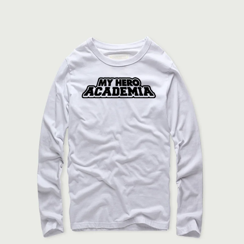 2018 Newest Fashion My Hero Academia T Shirts Men Anime Figure Pattern Shirt Boy Pure Cotton O Neck Tees Soft Casual T-Shirt | Мужская