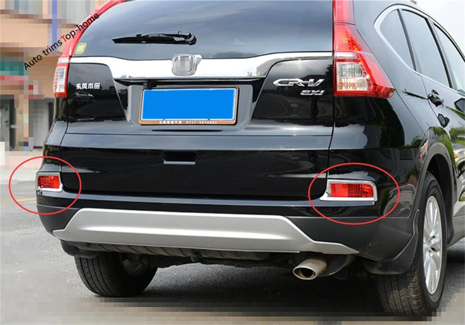 Yimaautotrim задние противотуманные фары рамка накладка 2 шт. внешняя подходит для Honda