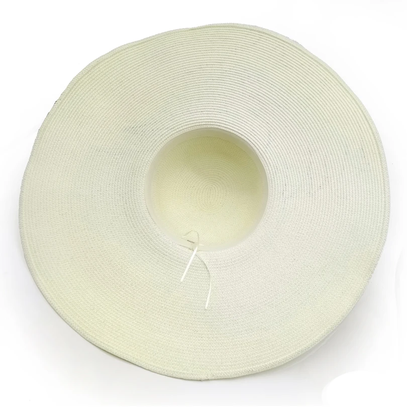 

dropshipping Hot Sale Hand painted swan wide brim sun hats for women girls fashion straw hat uv protect summer beach hat