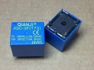 

2 x JQC 3F T73 DC 24V 5pin 250VAC 28VDC Power Relay