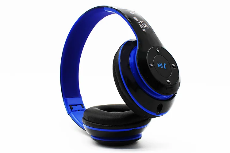 Синий Беспроводная bluetooth-гарнитура, лучшие игровые наушники, игровой плеер, гарнитура для компьютера, ПК, Xbox one, компьютер, ноутбук с микрофоном - Цвет: Синий