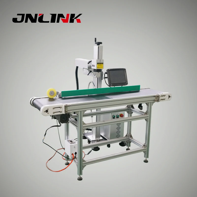 JNLINK 50 Вт Raycus Настольный волоконный co2 лазерный маркировочный станок