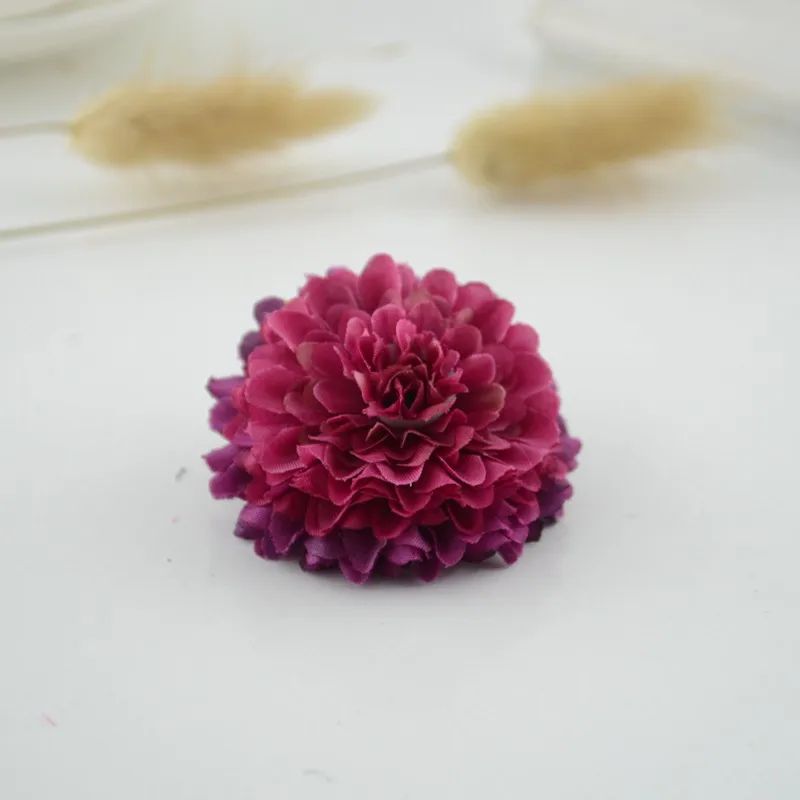3 шт. дешевая шелковая Гвоздика голов искусственные цветы для украшения дома
