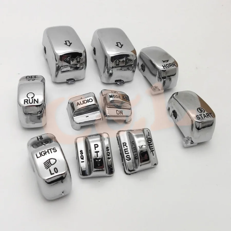 Мотоцикл хромированный резной переключатель с ручным управлением корпус кнопки