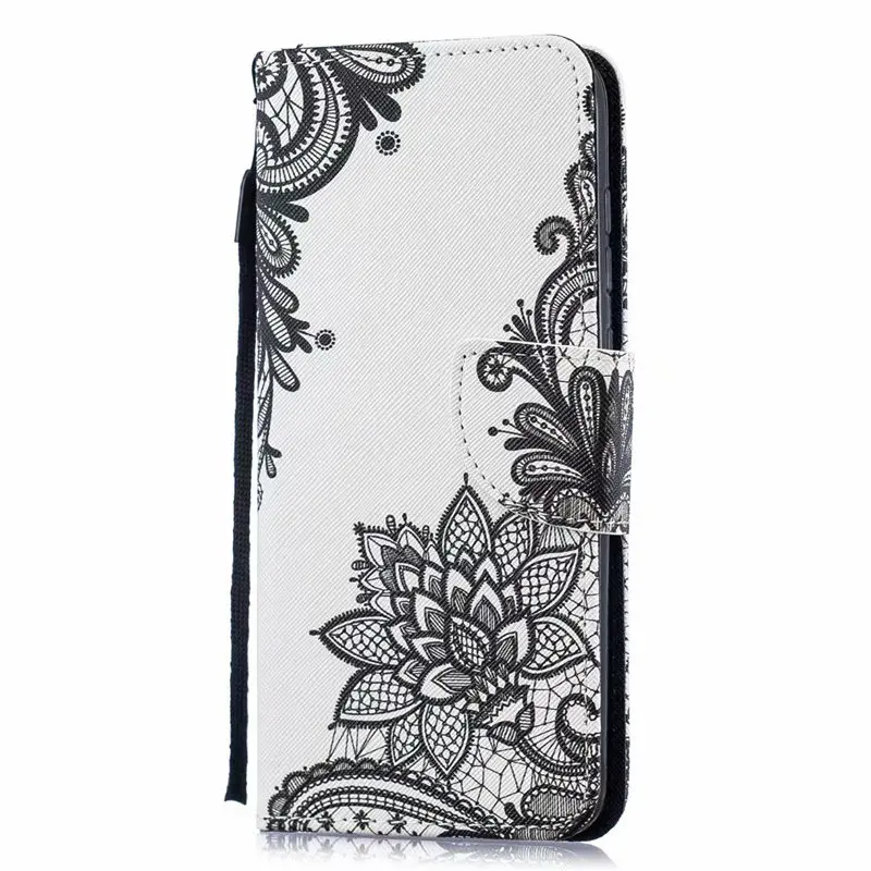 COOLY кожаный бумажник флип-чехол для Motorola Moto G5S G6 G7 Plus X4 One power P30 Play P30Note чехол для телефона с изображением кошачьего листа мрамора