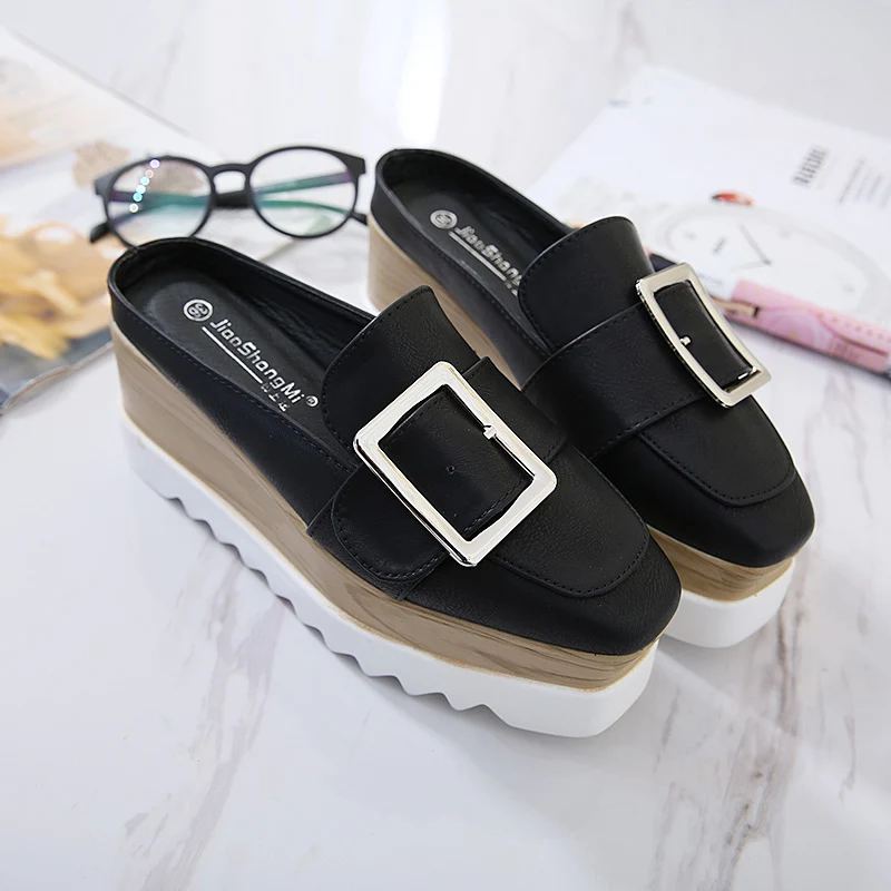 2018 Летние удобные шлепанцы женская обувь белые из натуральной кожи женские