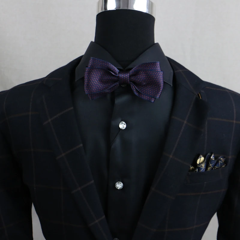 Мужской галстук-бабочка из полиэстера 3 цвета | Аксессуары для одежды