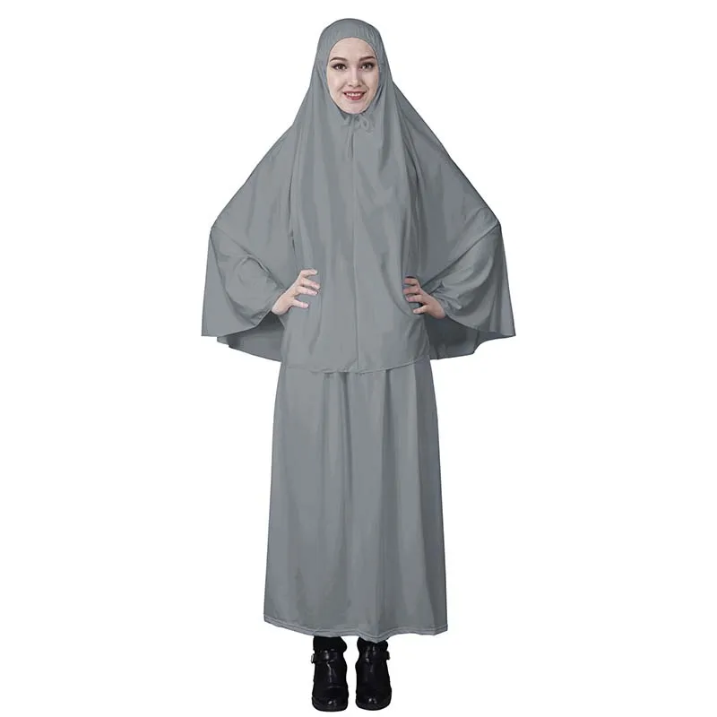 Мусульманские комплекты abaya женское Молитвенное платье молитвенная одежда moslim