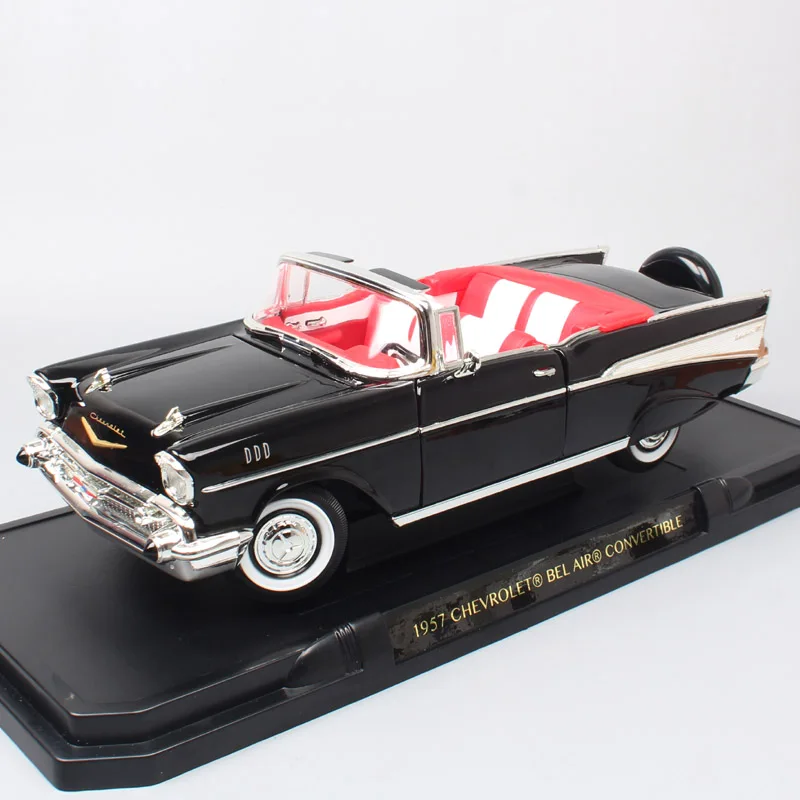 1/18 масштаб Большой Классический 1957 CHEVROLET BEL воздушный трансформер chevy Diecasts wagon Игрушки транспортные средства мышечные автомобили модели дорожный знак