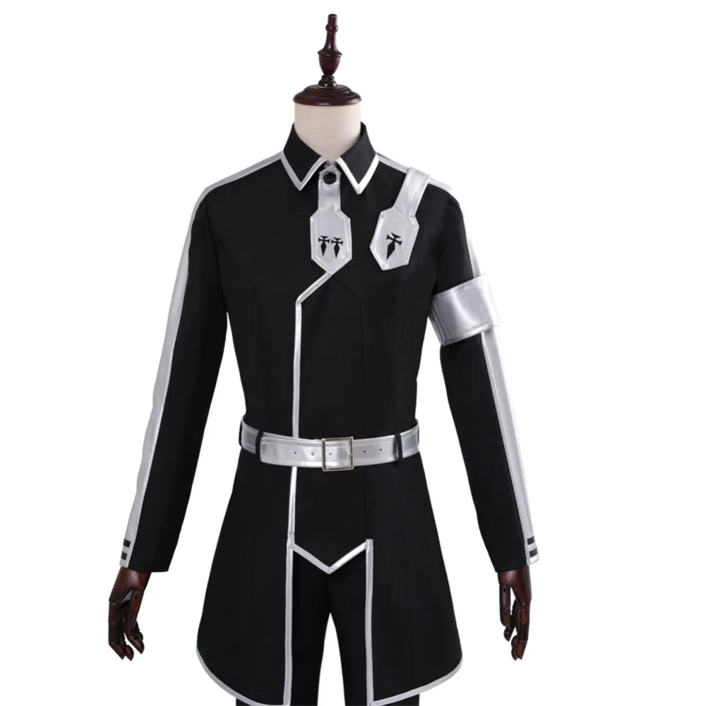 

Sword Art Online Cosplay Alicization Kirigaya Kazuto Costume Uniform Suit Men Women Halloween SAO Kirito Costumes Custom Made