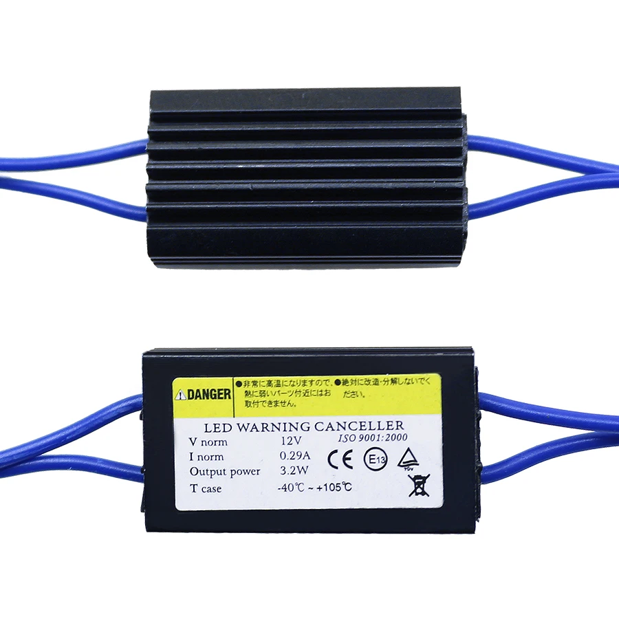 2 шт. T10 Canbus кабель 12 В LED предупреждающий декодер компенсатора 501 T 10 W5W 192 168