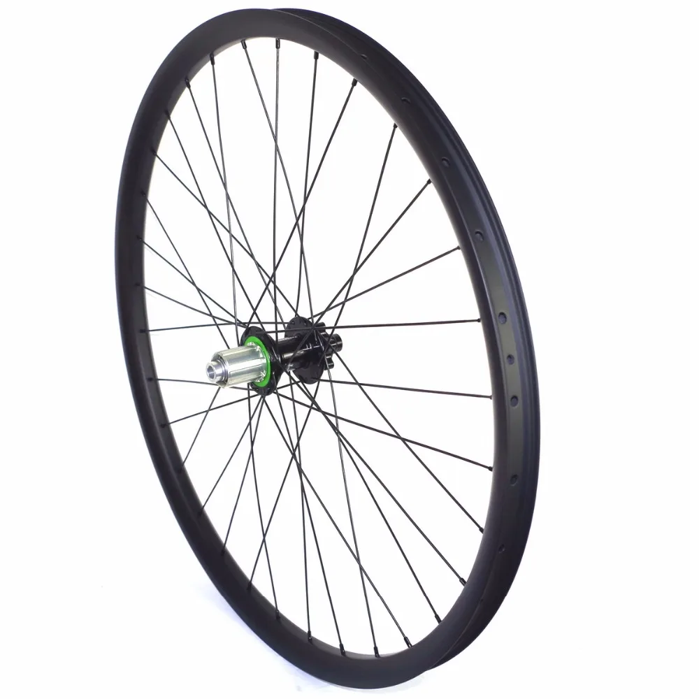 29ER MTB Углеродные колеса 27 мм 35 Ширина бескамерная углеродная колесная пара