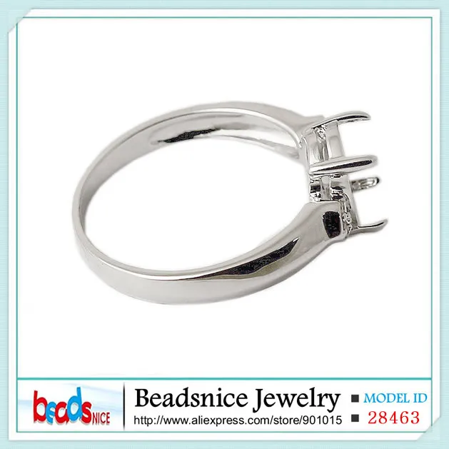 Высококачественные кольца Beadsnice ID28463 из чистого серебра 925 пробы оптовая продажа