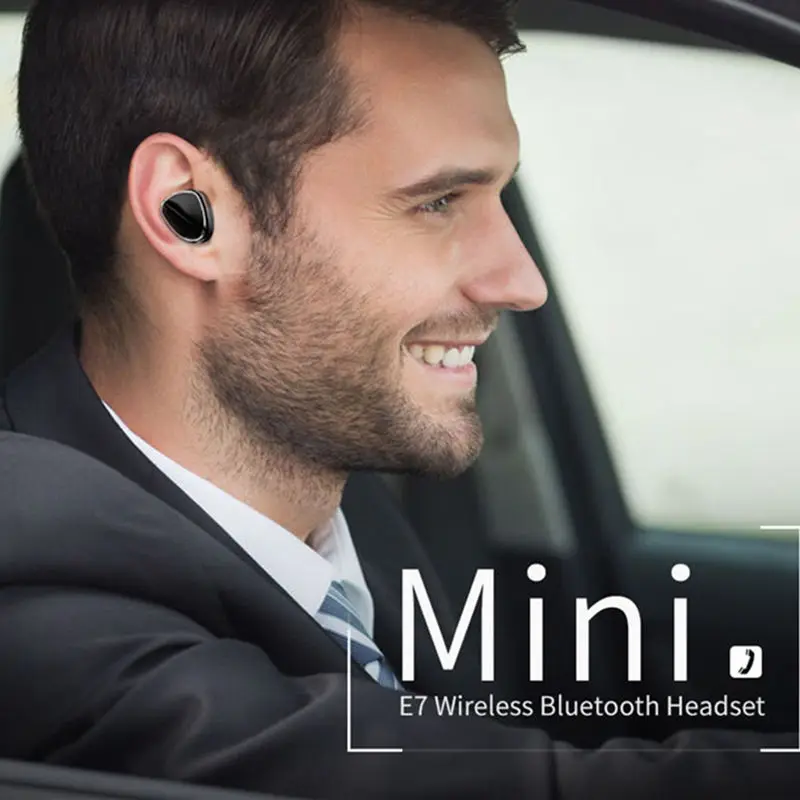 Мини беспроводные Bluetooth наушники Handsfree Call Phone мини невидимая музыка с микрофоном