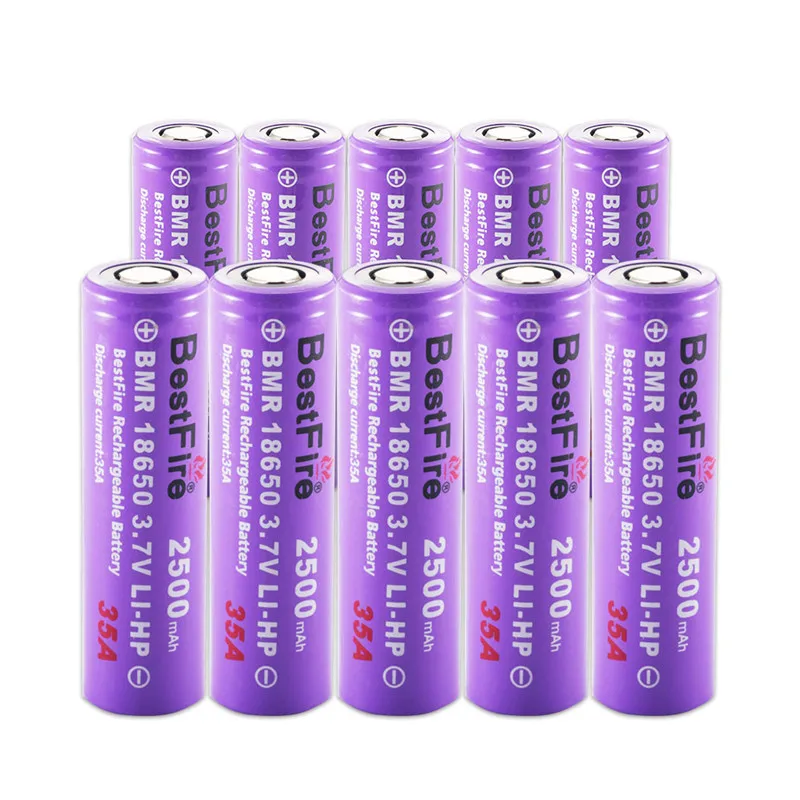 18650 аккумуляторная батарея 3 7 V 2500mAh 35A литий ионная для eleaf VS HE2 HE4 HG2 N003|lithium battery|battery
