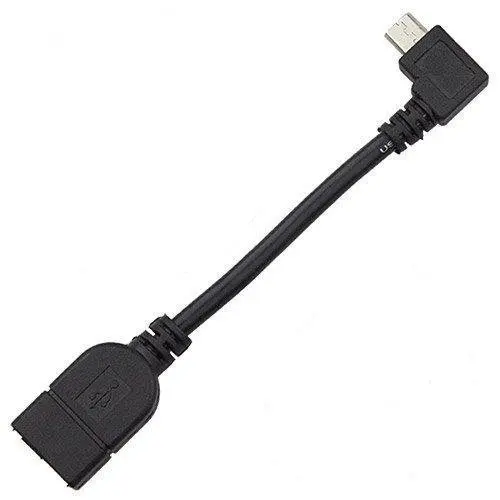 1 шт. Micro USB штекер гнездо хост адаптер OTG кабель 90 градусов Кабельный разъем|usb cable