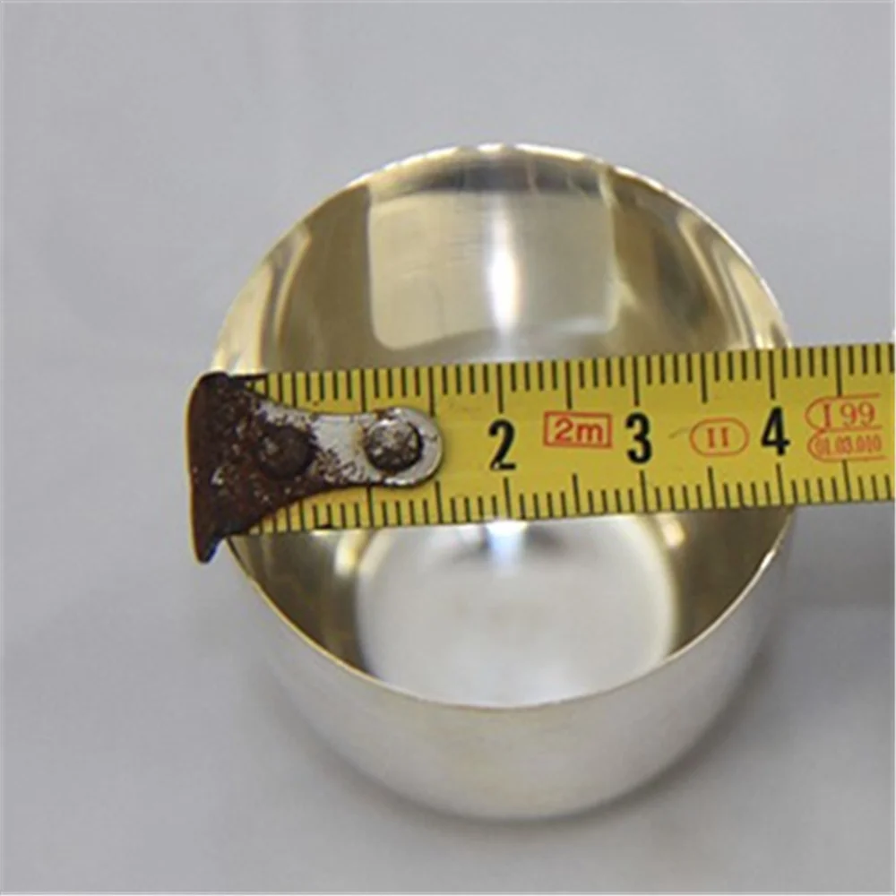 50 мл Серебряный тигель сделанный серебряным шахтным стаканчиком лабораторные