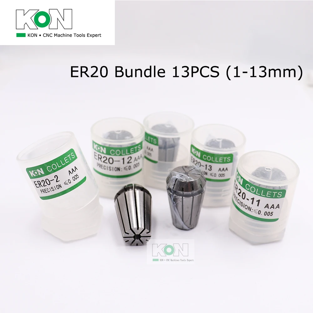 Цанга цанги [ChinaKON] ER20 фрезерная машина 3 13 мм шт.|Держатель инструментов| |