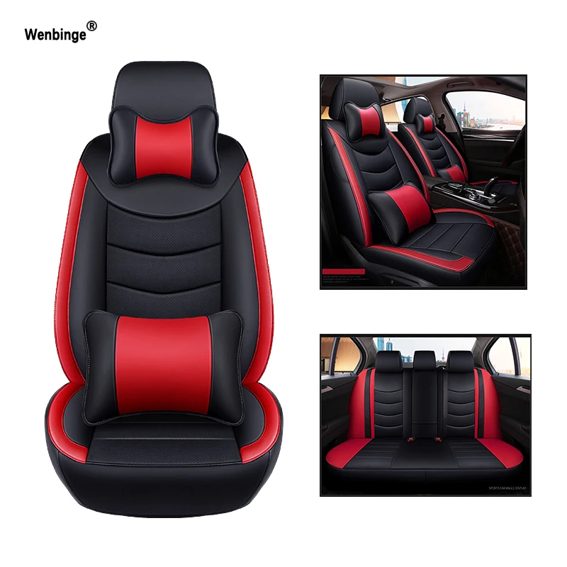 Чехол для автомобильного сиденья Wenbinge из воловьей кожи mazda 6 gh cx 5 3 bk cx7 2 cx3 626