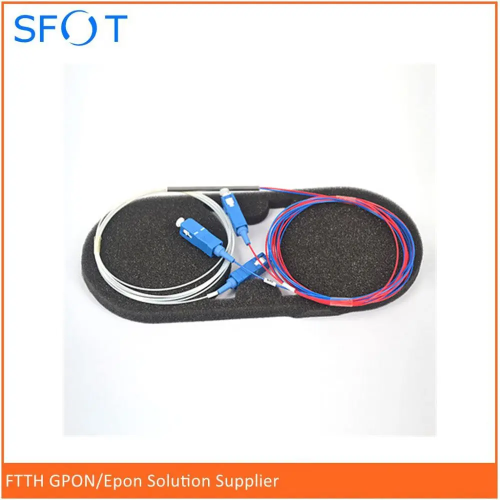 

40pcs , 1*2 SC UPC Optical FBT splitter mini type 50/50 Ratio