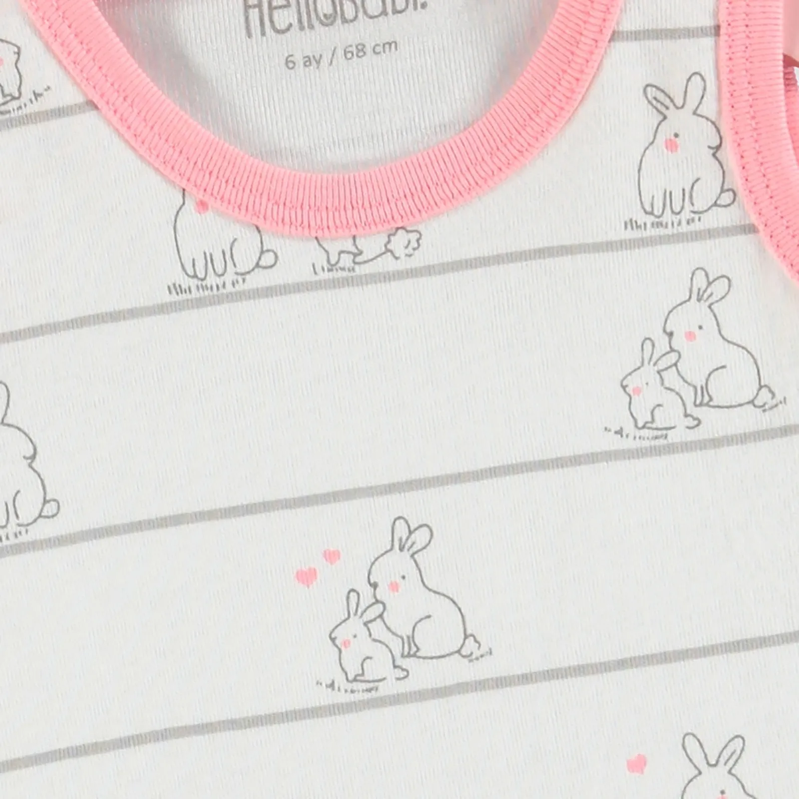 Рисунок кролика HelloBaby экрю 3 месяца |