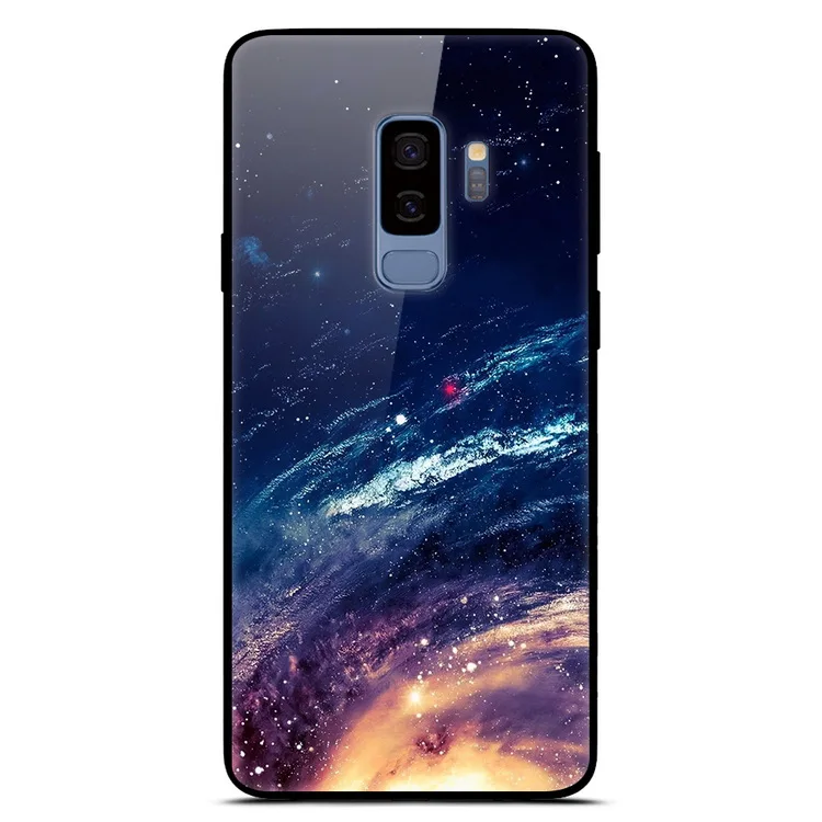 15 Чехол из закаленного стекла для samsung S9, Жесткий Чехол для задней панели, чехол для samsung Galaxy S9 Plus, чехол, TPU бампер S10e S10 Plus Caso - Цвет: 15