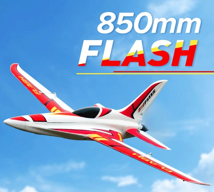 Радиоуправляемый самолет FMS Plane 850 мм Flash Racing Racer высокая скорость до 180 км/ч FPV PNP |