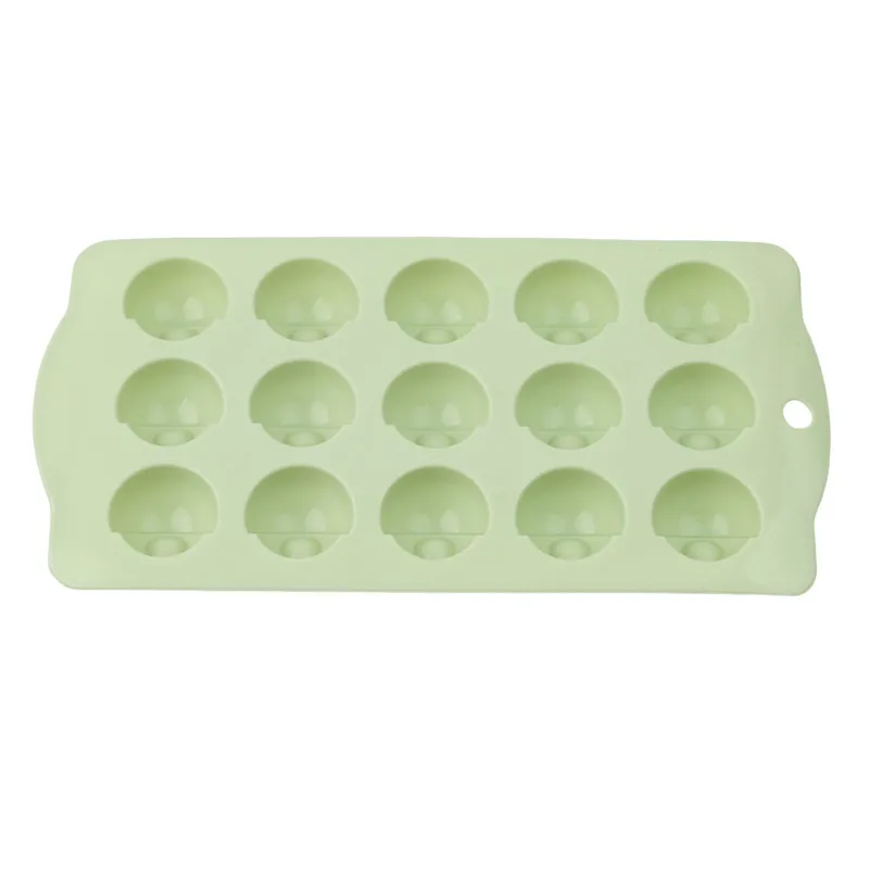 15 Grids Round Ball Shaped Ice Cube Silicone Mold Chocolate Pudding Mould Tray Fruit Cream Maker Kitchen Tools | Дом и сад