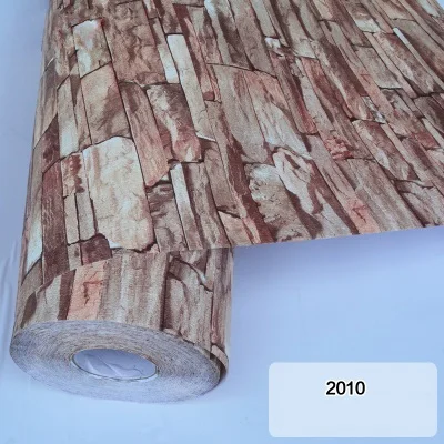 2010 Спальня гостиная ПВХ деревенский Винтаж 3D искусственный кирпич обои рулон водонепроницаемый винил обои для кухни настенный Декор ванной комнаты - Цвет: 2010