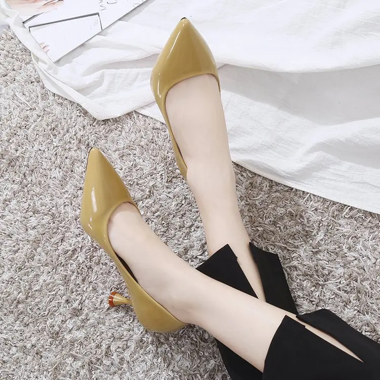 Новинка 2019 года модная универсальная обувь в Корейском стиле из лакированной