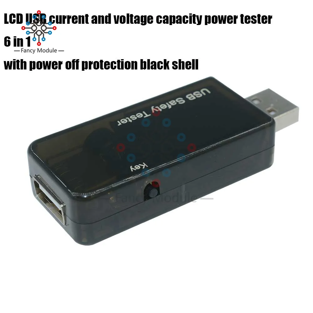 Измеритель емкости аккумулятора с USB зарядкой|Измерители тока| |