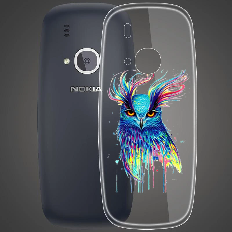 Прозрачный прозрачный чехол для Nokia 3310 мягкий из ТПУ Ультратонкий Оригинальный