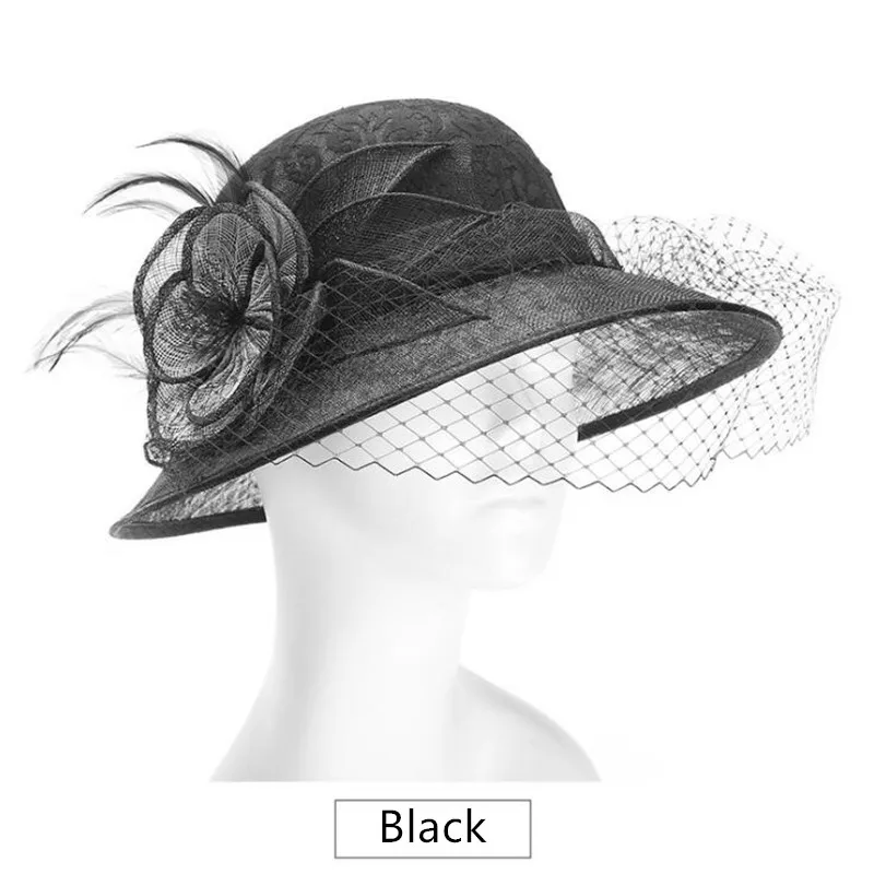 Женская летняя яркая элегантная сетчатая шляпа в европейском и американском
