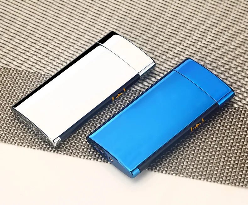 Двойная дуга Индукционная Зажигалка плазменная USB изменяющая ветрозащитный негорящий электрические зажигалки электронная сигара Зажигалка импульсная